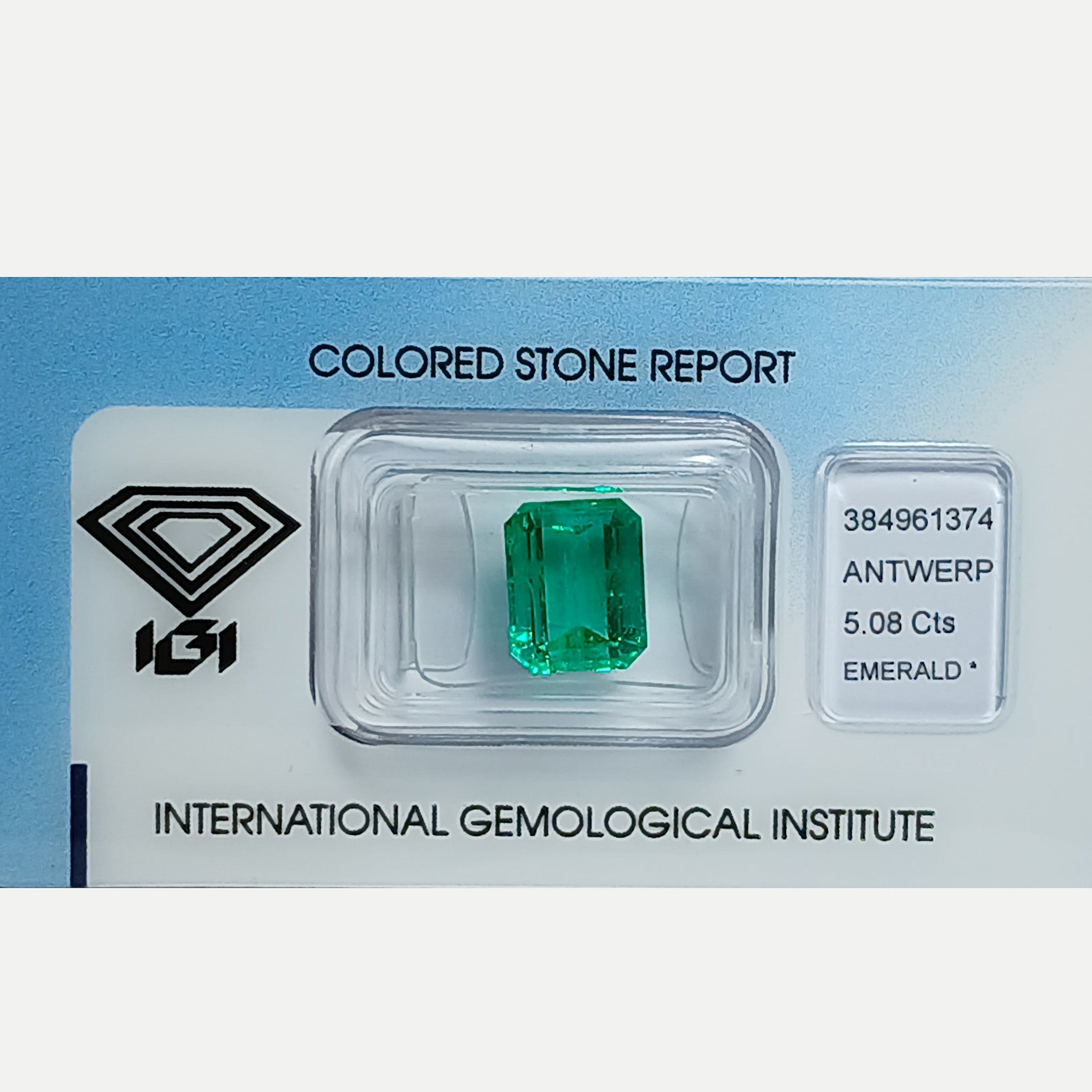 Smeraldo colombiano 5,08 Ct