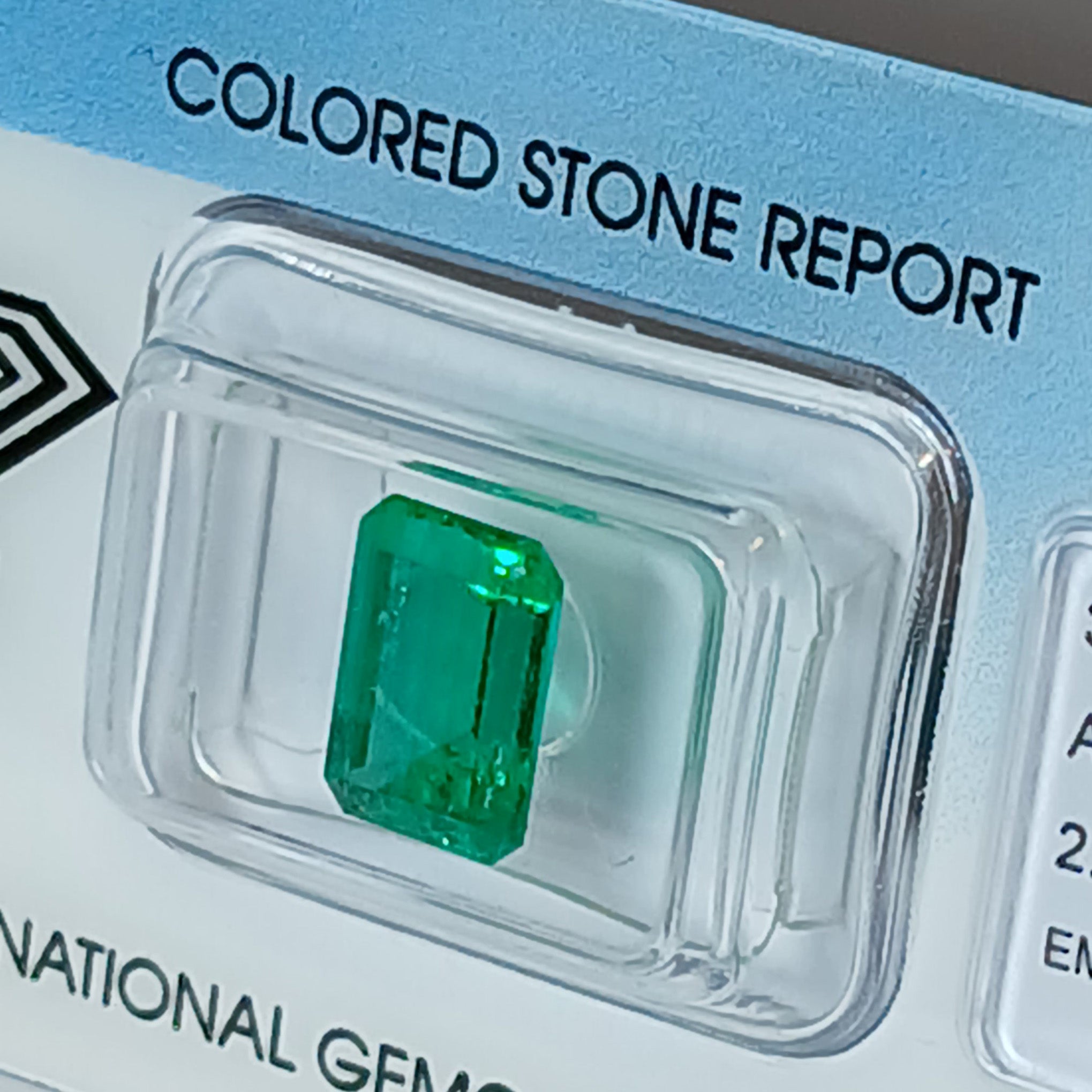 Smeraldo colombiano 2,88 Ct